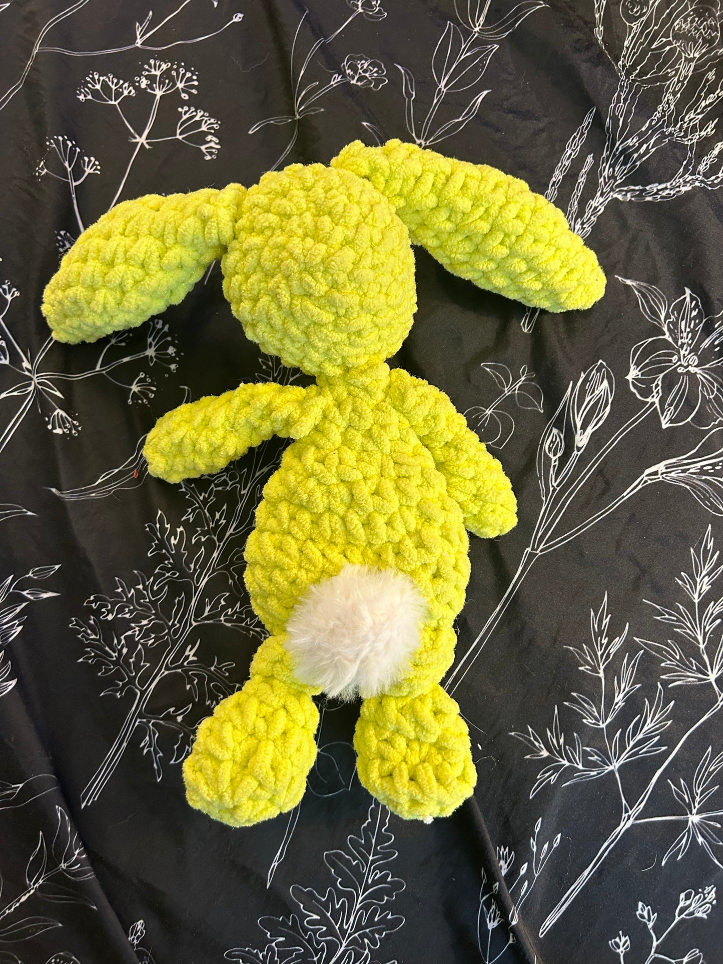 Mini Bunny Snuggler, Ready To Ship, Crochet, Handmade